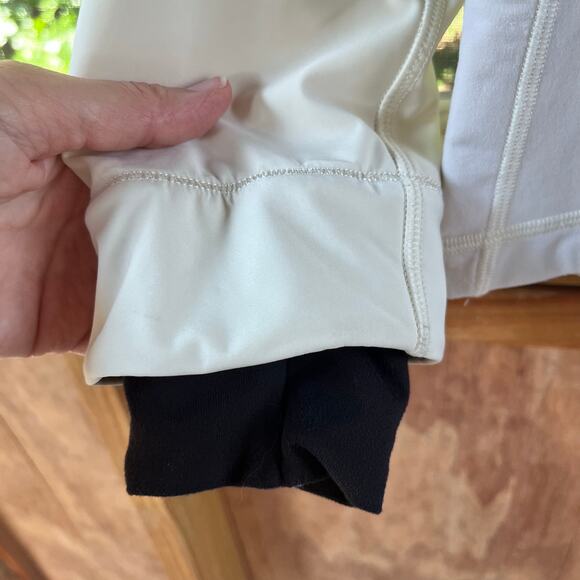 Lululemon Women's Draft Dodger Jacket Ivory/Black Size 12 - Picture 8 of 10